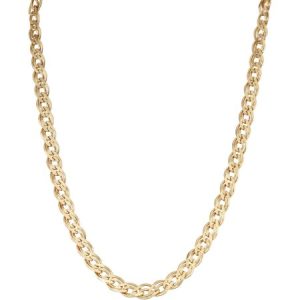 18kt Gold over Sterling Silver Double Grometta Chain, 20"