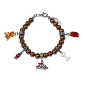 Dog Lover Charm Bracelet in Silver