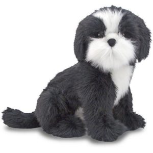 Melissa & Doug Giant Shih Tzu Dog, Lifelike Stuffed Animal