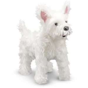 Melissa & Doug West Highland Terrier (Westie) - Lifelike Stuffed Animal Dog