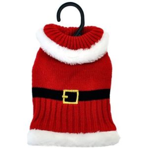 Otis & Claude Fetching Fashion Holiday Santa Sweater, X-Small