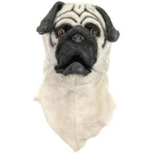 Pug Dog Costume Mouth Mover Mask