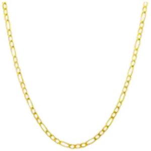 Simply Gold 10kt Yellow Gold Figaro Chain, 18"