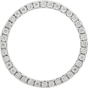 Stackable Expressions Diamond Sterling Silver Large Chain Slide