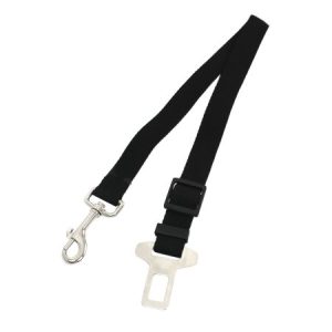 Unique Bargains Pet Dog Chihuahua Car Truck Safety Lock Seat Belt Adjustable Leash Rope Black