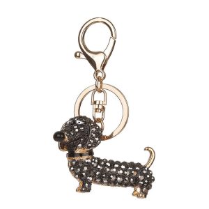 Fashion Dog Dachshund Keychain HandBag Charm Pendant Keys Holder Keyrings Jewelry For Women Girl Gift Keychain for Car Jewelry