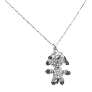 Movable Legs Tail Arm Cute Dog Pendant Lovable Pet Dog Necklace